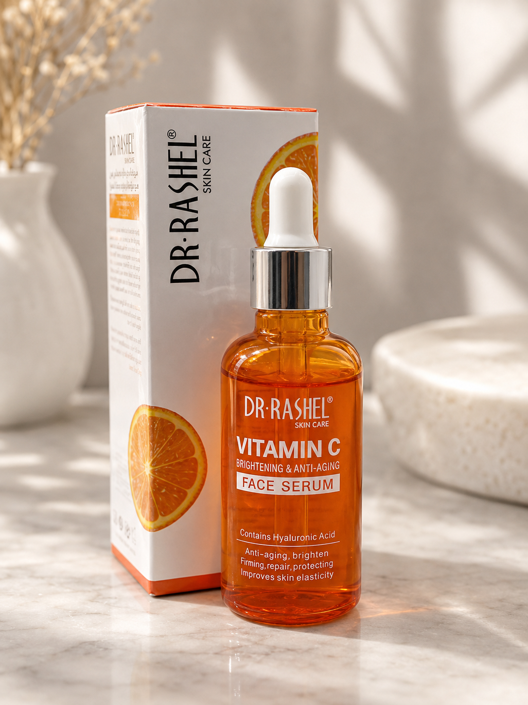 DR.RASHEL Vitamin C Face Serum – Sérum Éclat & Anti-Âge