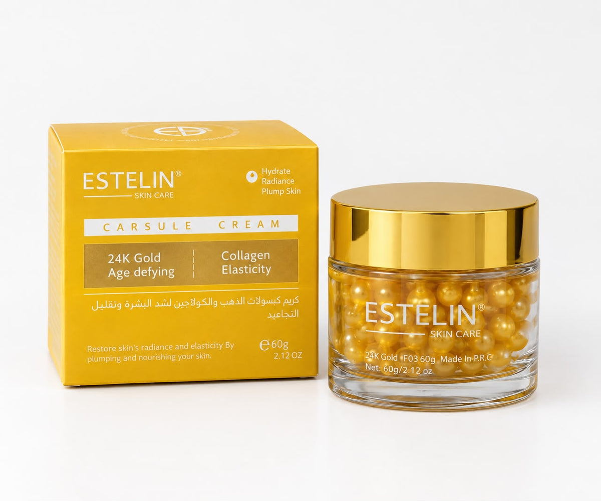 ✨ كريم Estelin بالذهب 24K والكولاجين