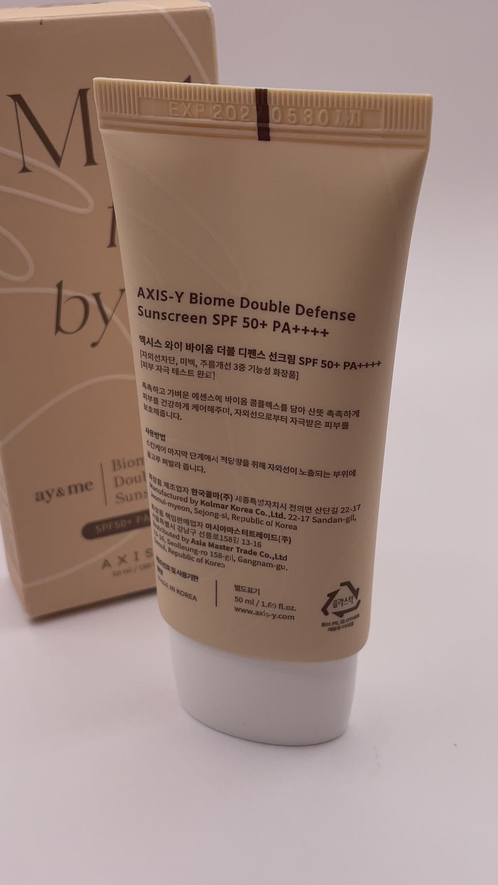 AXIS-Y ay&me Biome Double Defense Sunscreen SPF50+ PA++++
